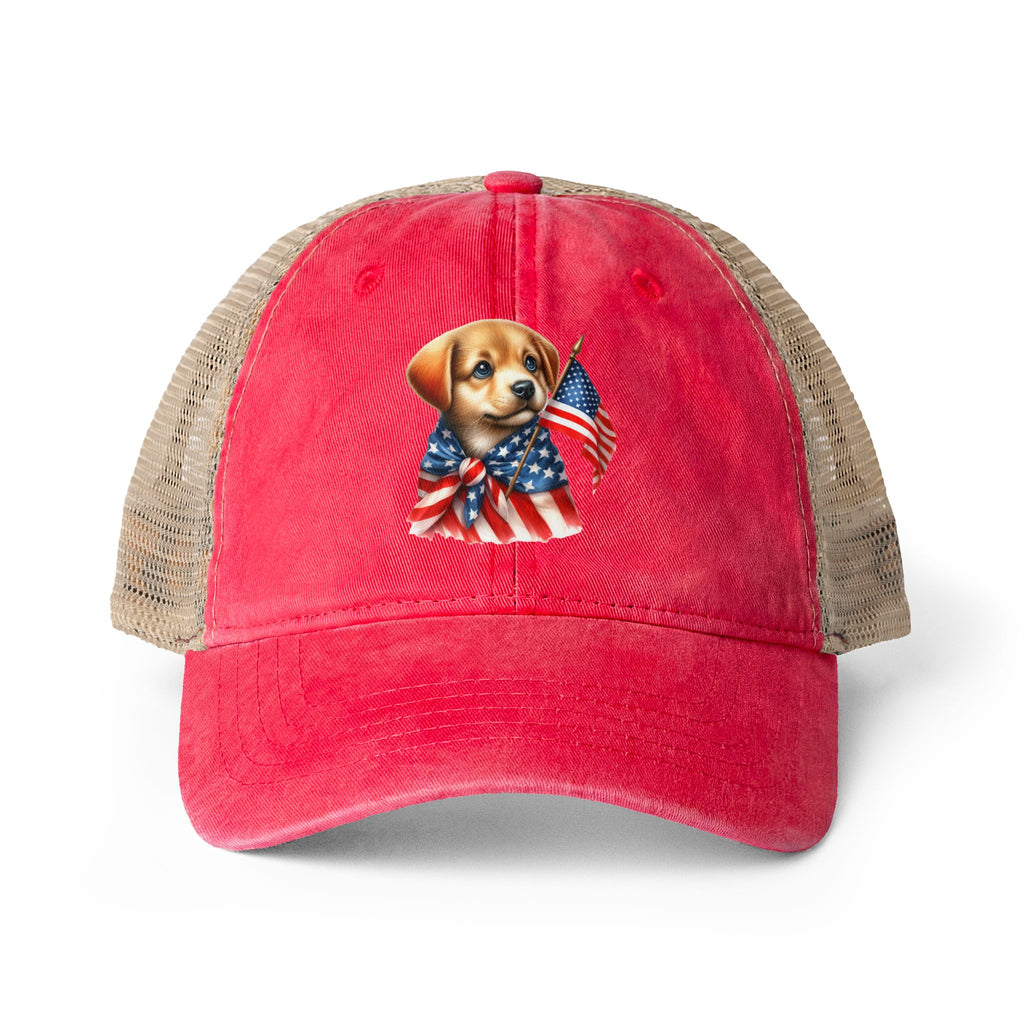 Women's Washed Mesh-Back Cap