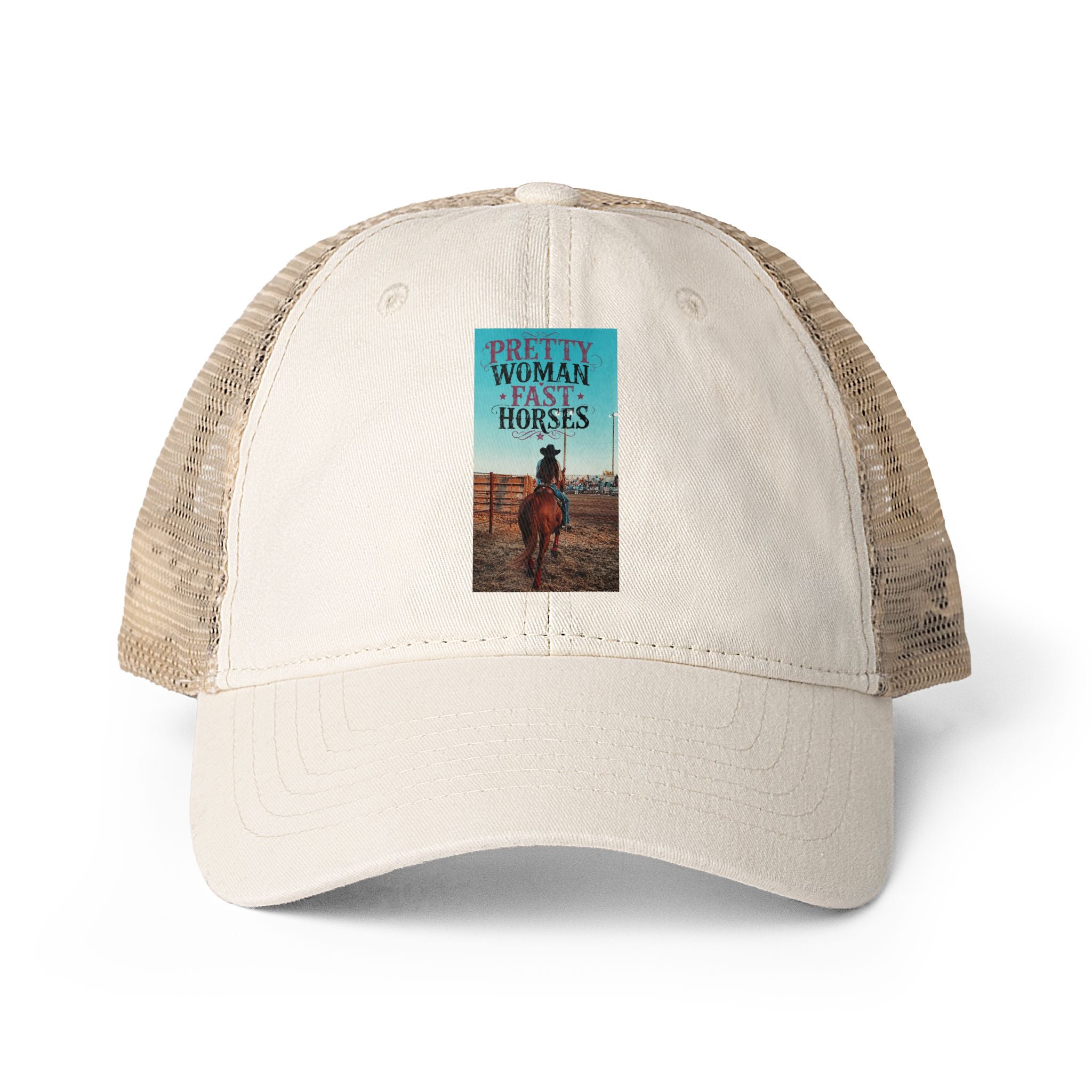 Women's Washed Mesh-Back Cap
