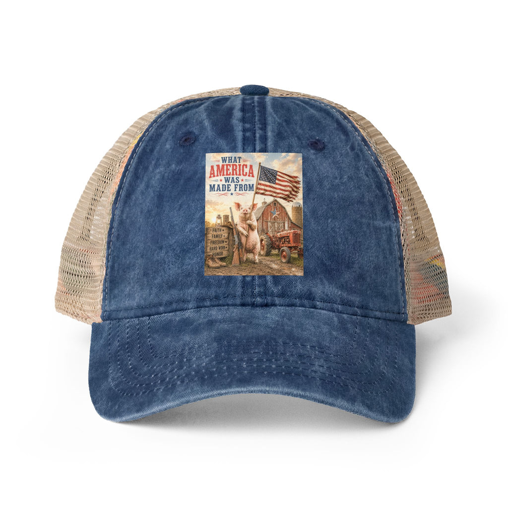 Women's Washed Mesh-Back Cap