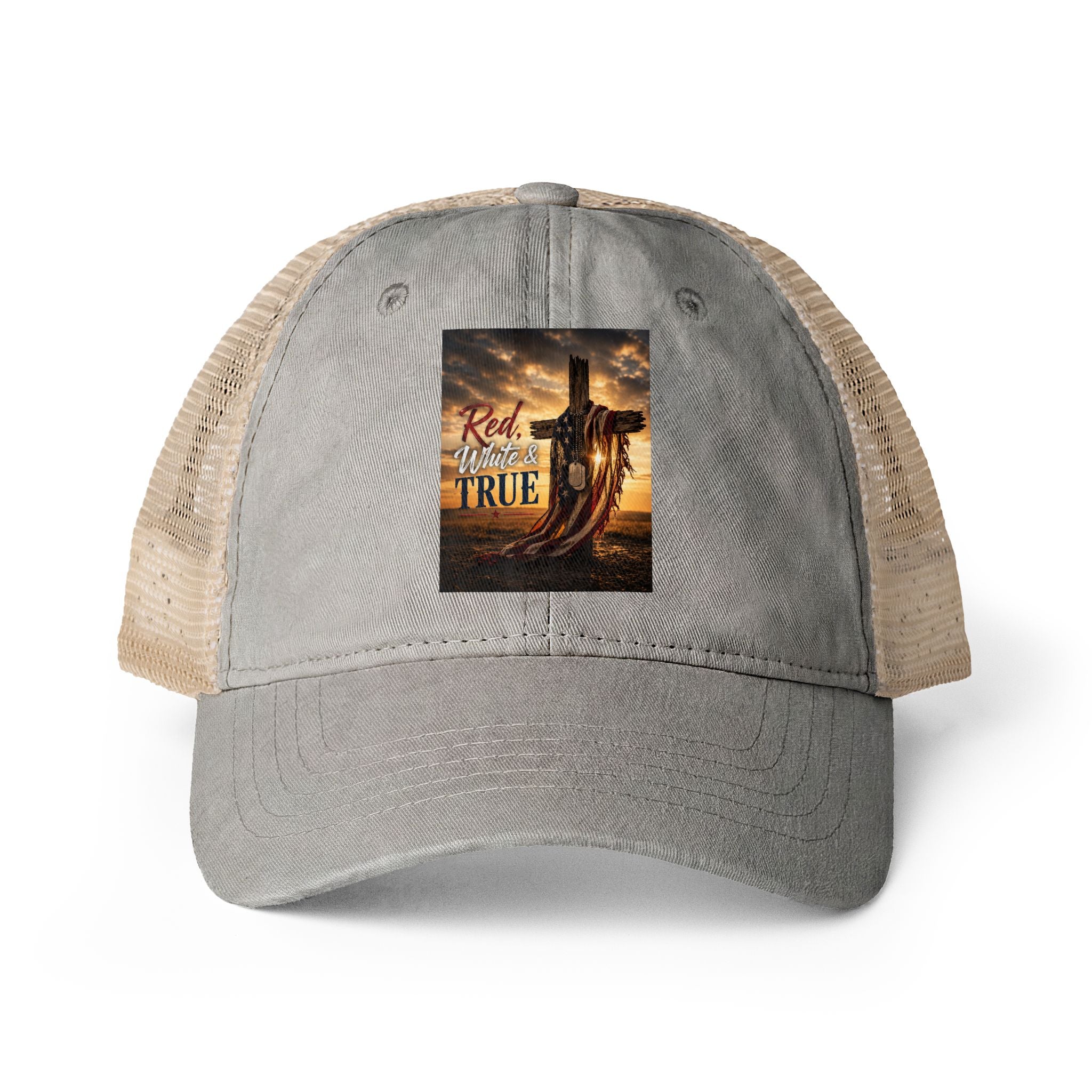 Women's Washed Mesh-Back Cap