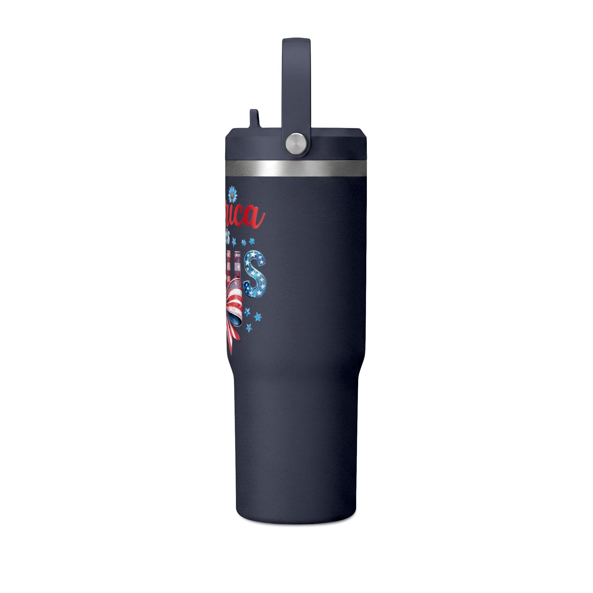 America Needs Jesus 32oz Nomad Tumbler – Patriotic Insulated Travel Mug