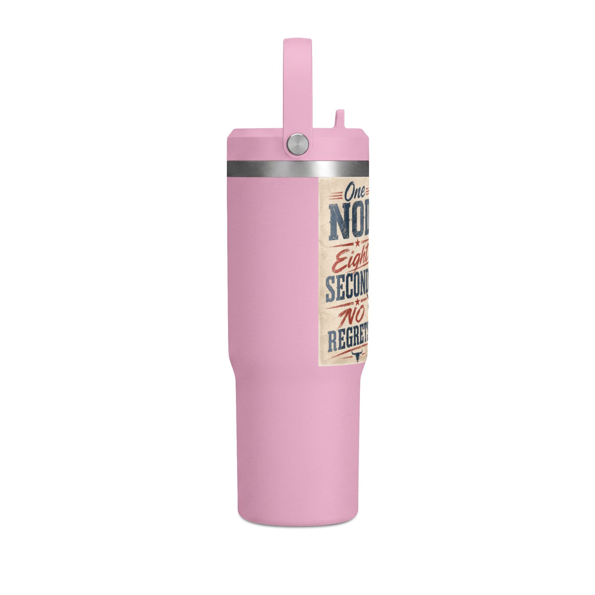 Nomad Tumbler 32oz - 'One Nod, Eight Seconds, No Regrets' Travel Tumbler