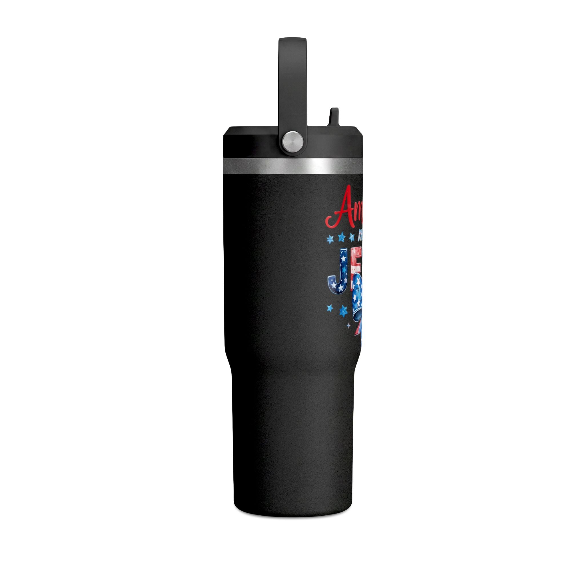America Needs Jesus 32oz Nomad Tumbler – Patriotic Insulated Travel Mug