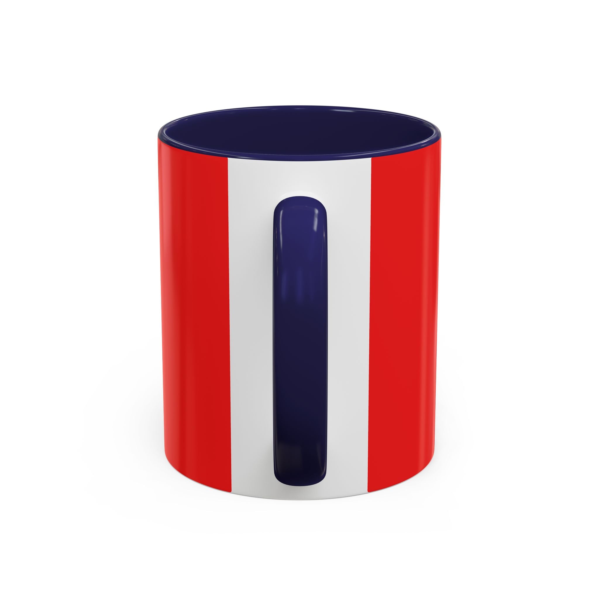 Patriotic Cross Coffee Mug – American Flag Christian Faith 11/15oz Accent Mug