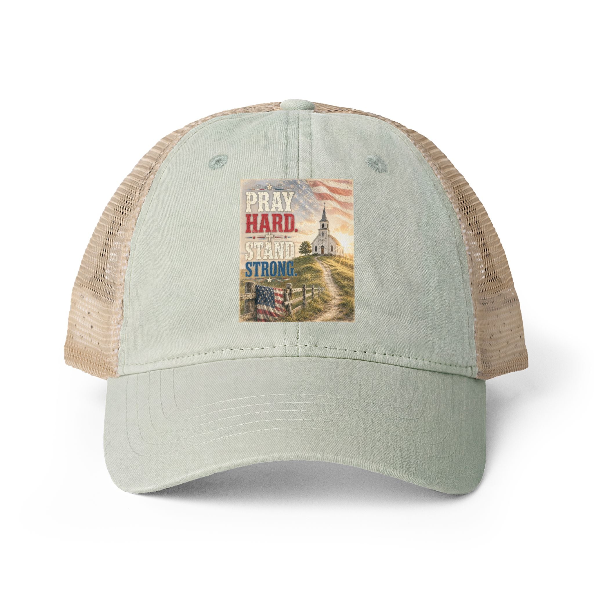 Women's Washed Mesh-Back Cap