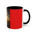 Patriotic Cross Coffee Mug – American Flag Christian Faith 11/15oz Accent Mug