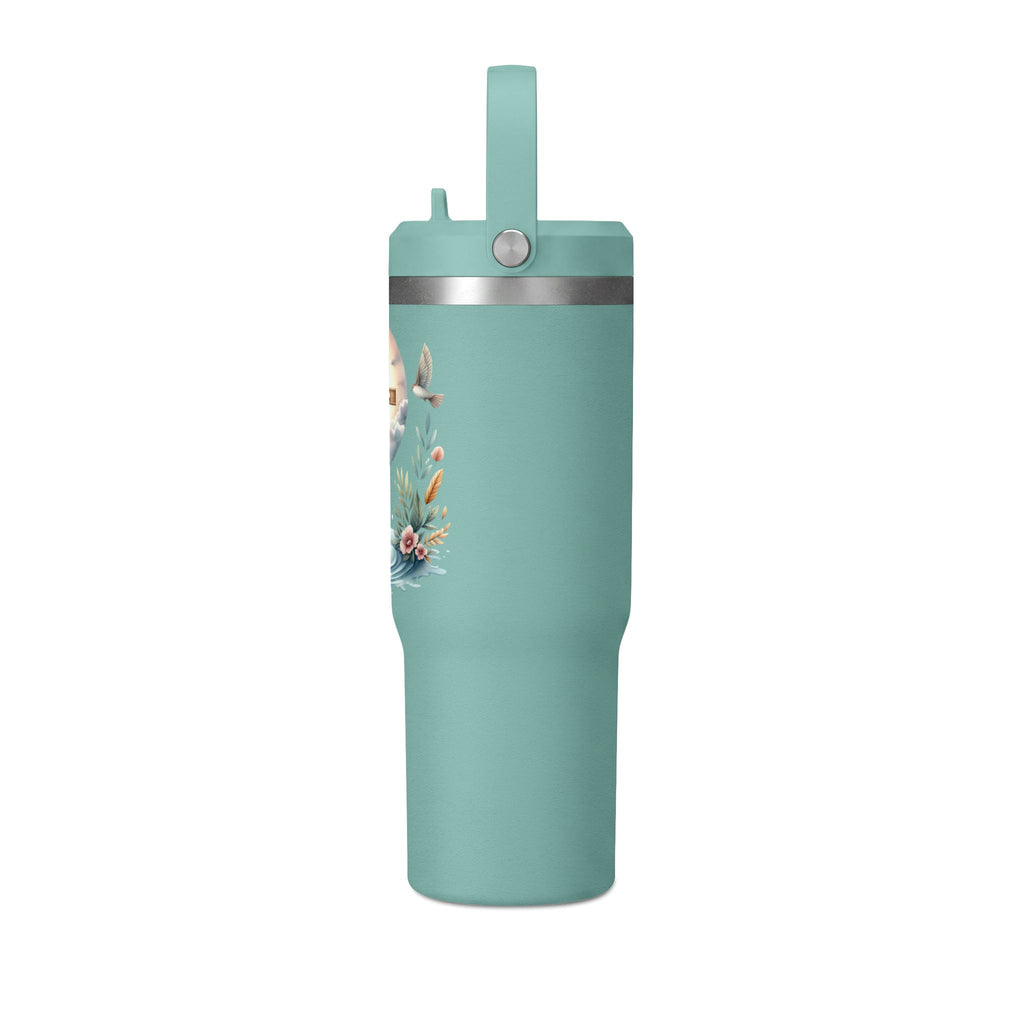 32oz Faith Tumbler — Cross & Dove Spiritual Travel Mug