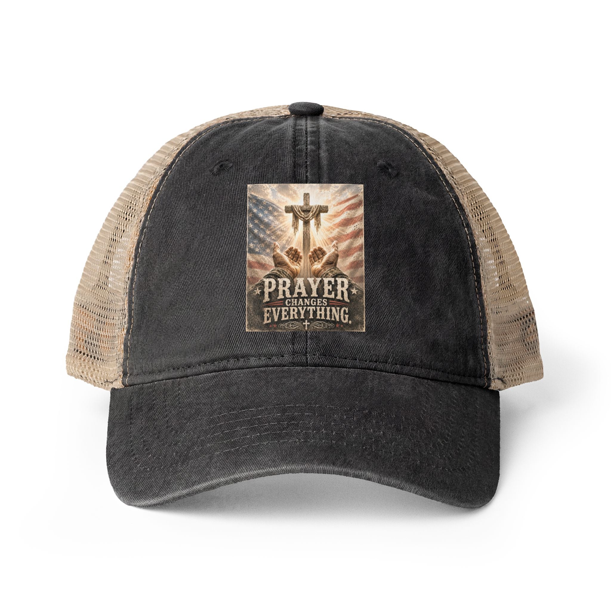 Women's Washed Mesh-Back Cap
