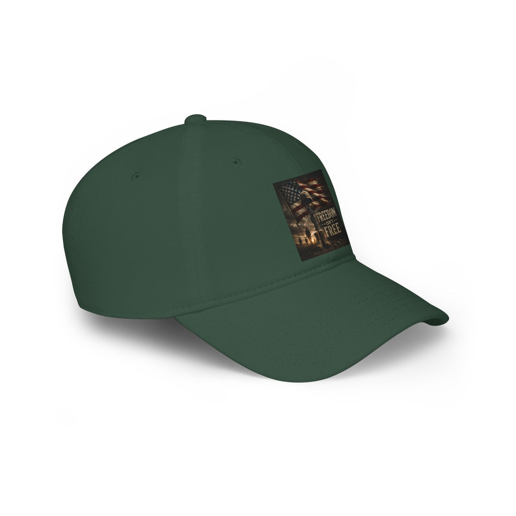 Patriotic 'Freedom Isn't Free' Low Profile Baseball Cap