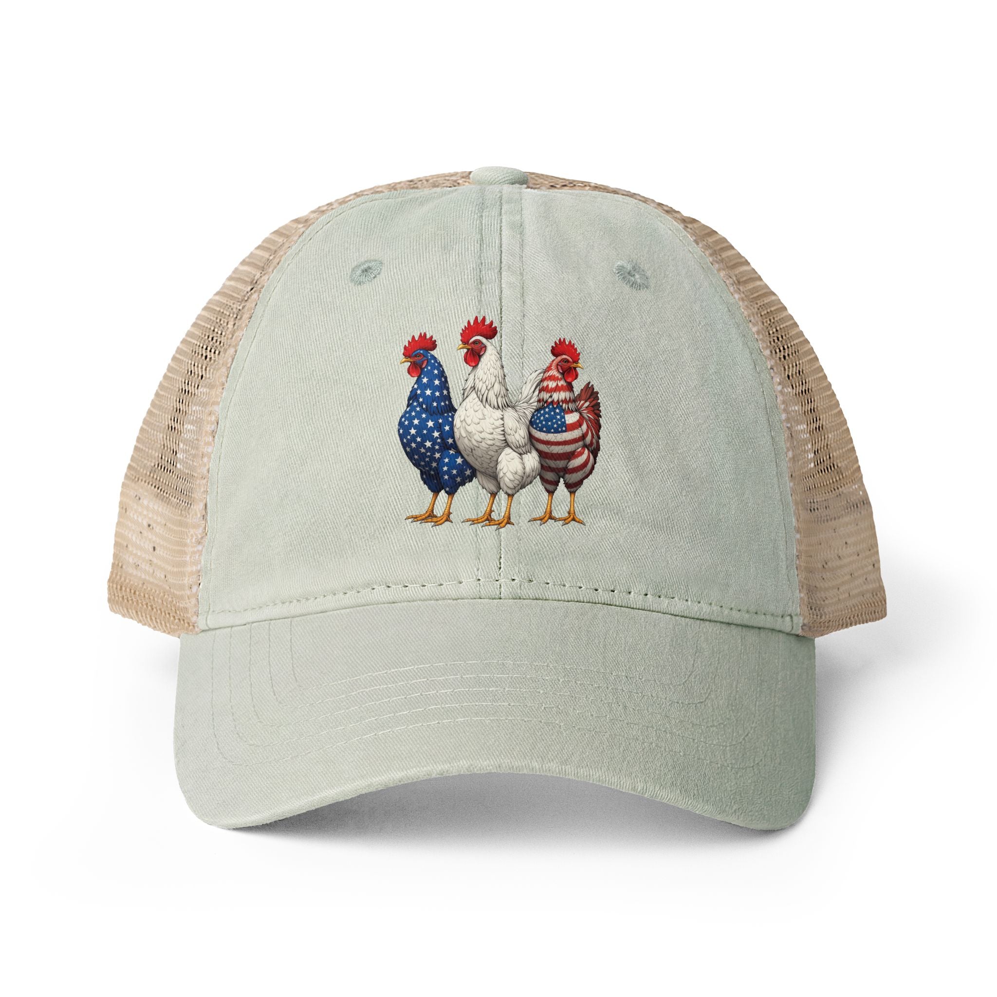 Women's Washed Mesh-Back Cap