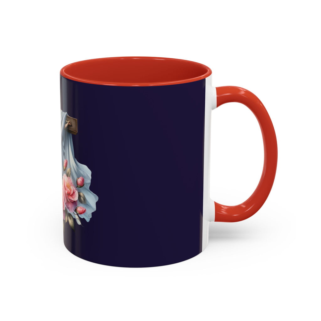 Easter Cross Coffee Mug — Floral Crucifix Accent Mug (11/15 oz)