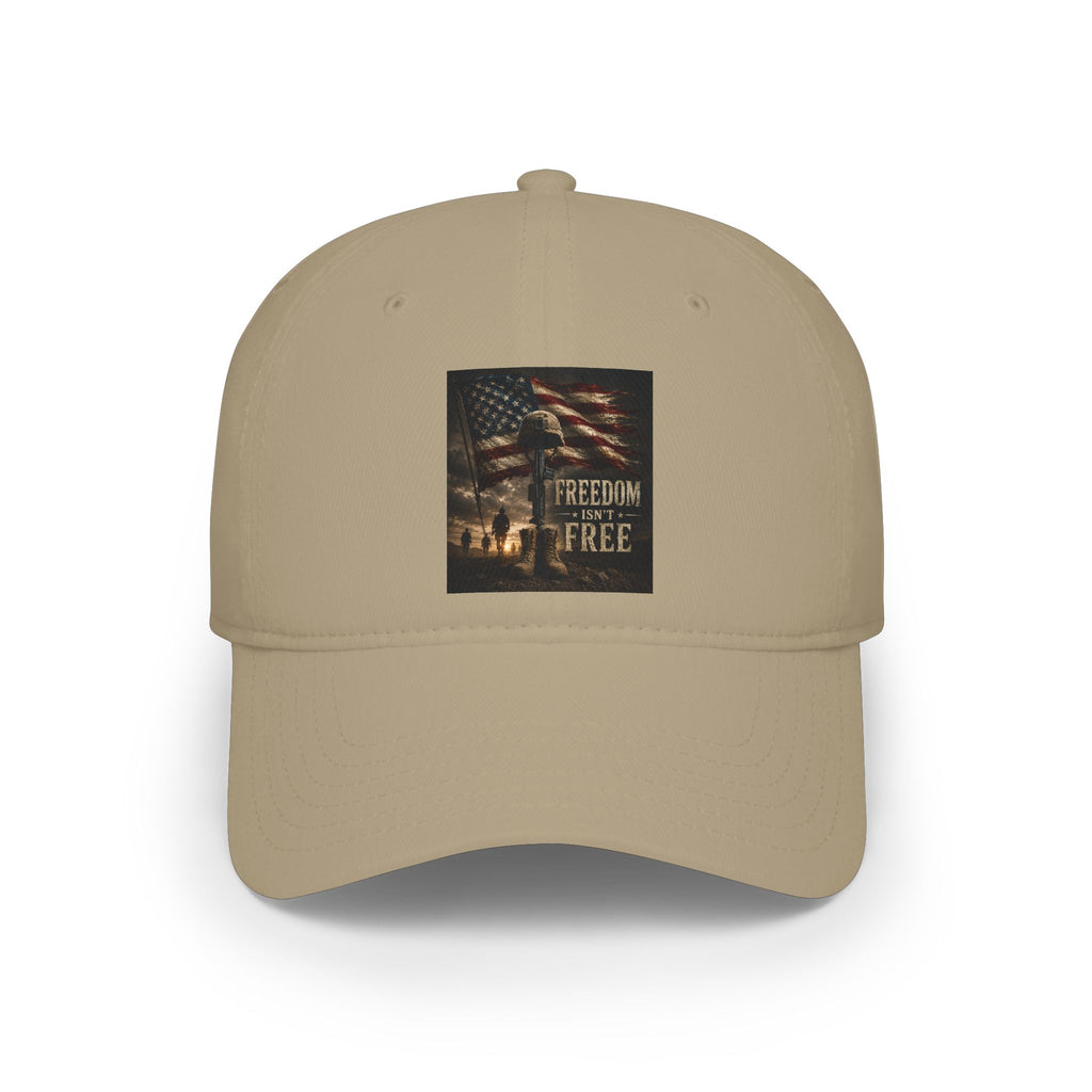 Patriotic 'Freedom Isn't Free' Low Profile Baseball Cap