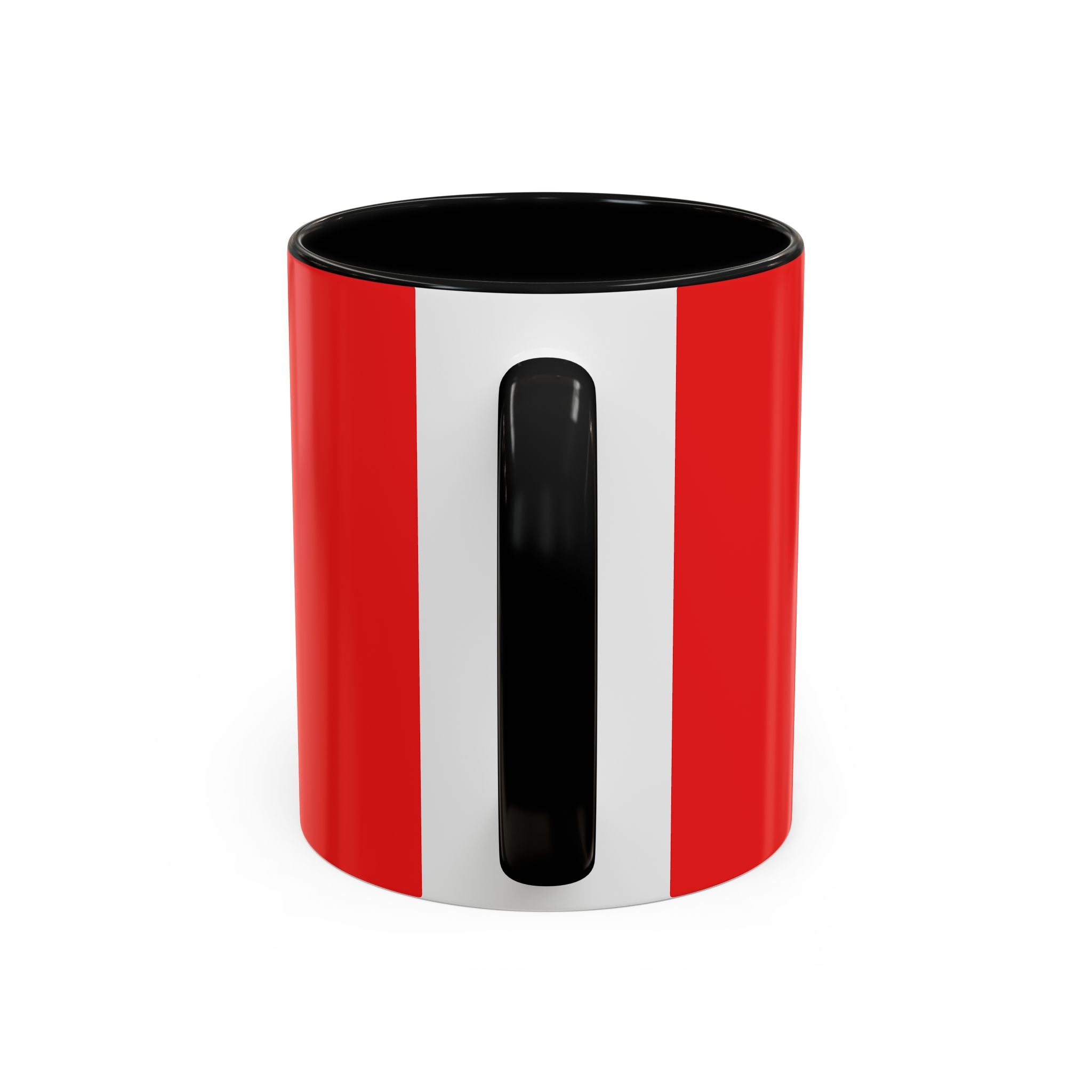 Patriotic Cross Coffee Mug – American Flag Christian Faith 11/15oz Accent Mug