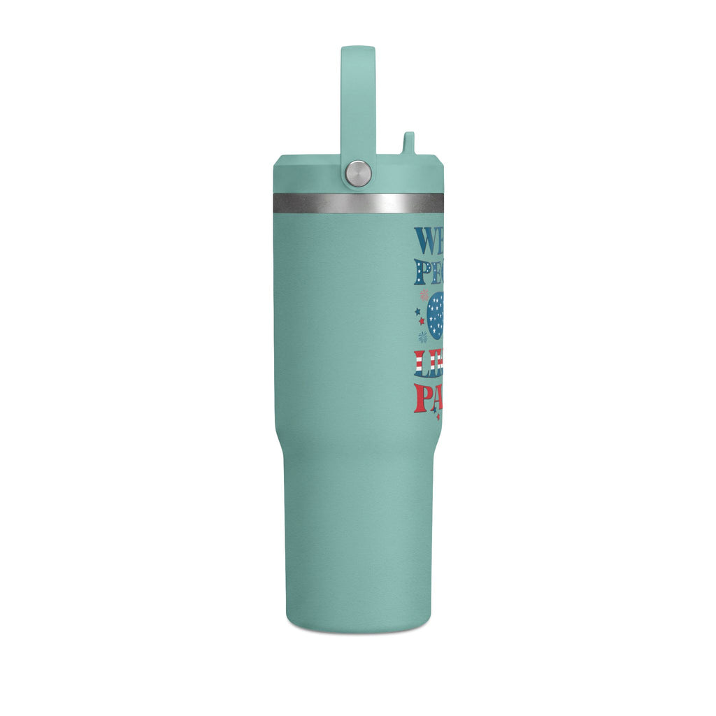 32oz Nomad Tumbler — "We the People Like to Party" Patriotic Insulated Travel Mug