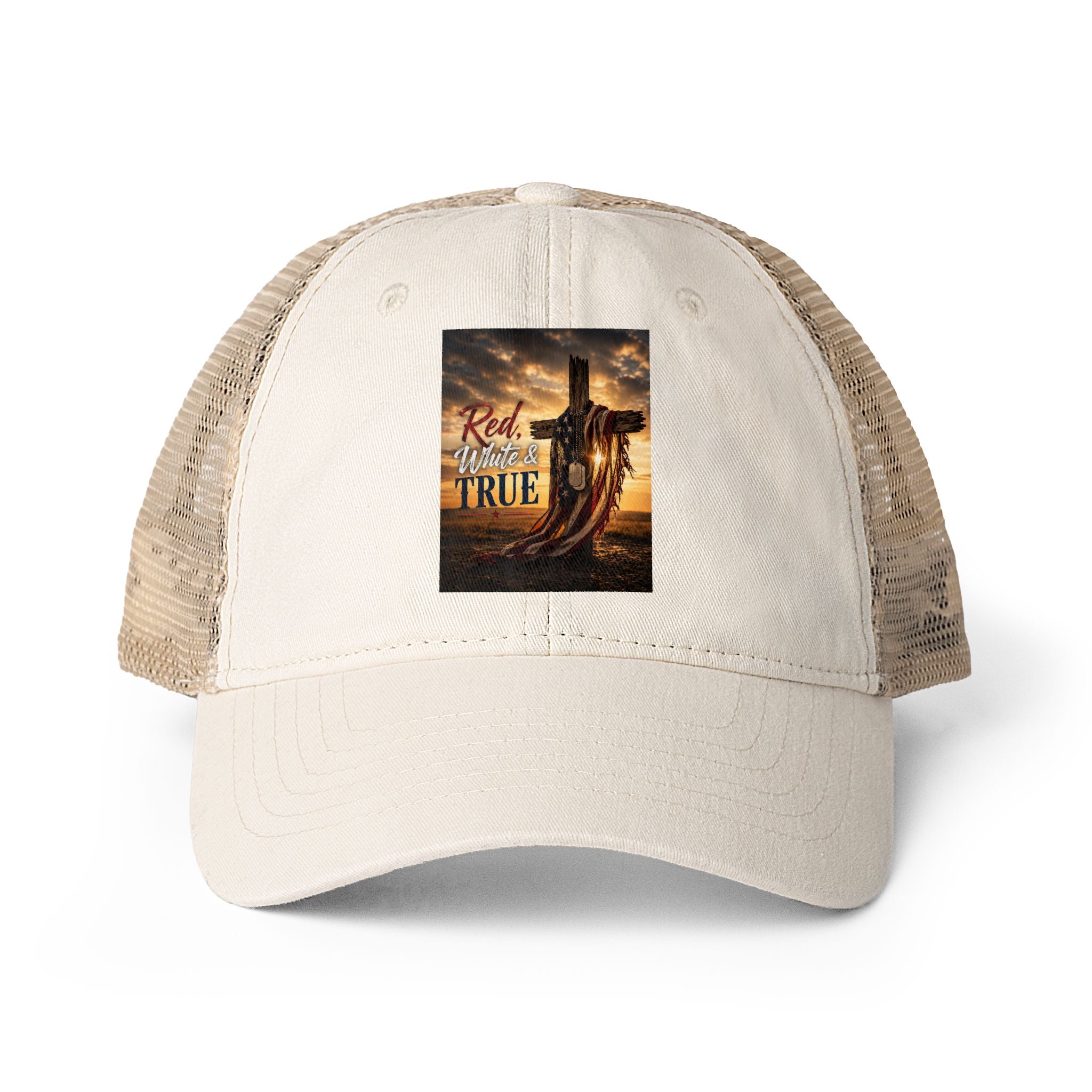 Women's Washed Mesh-Back Cap