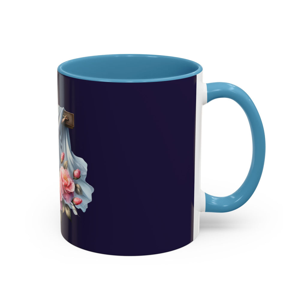 Easter Cross Coffee Mug — Floral Crucifix Accent Mug (11/15 oz)
