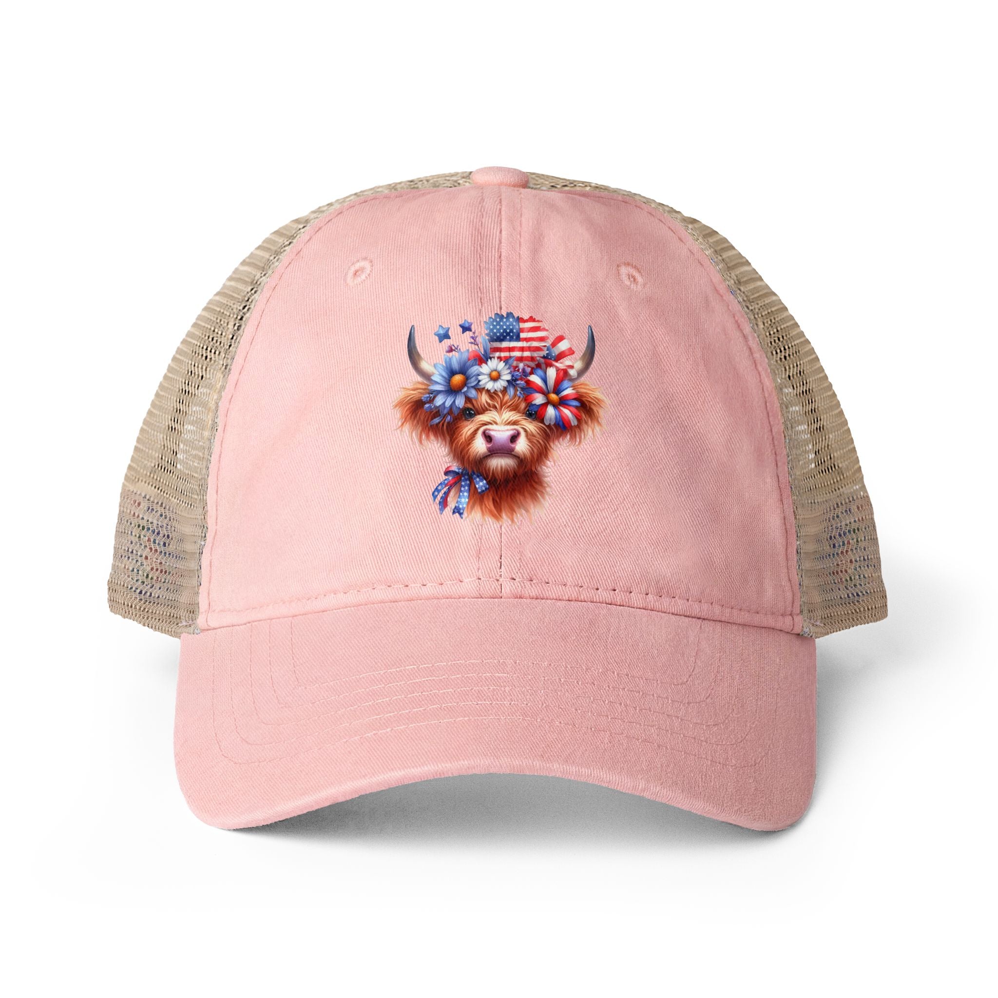 Women's Washed Mesh-Back Cap