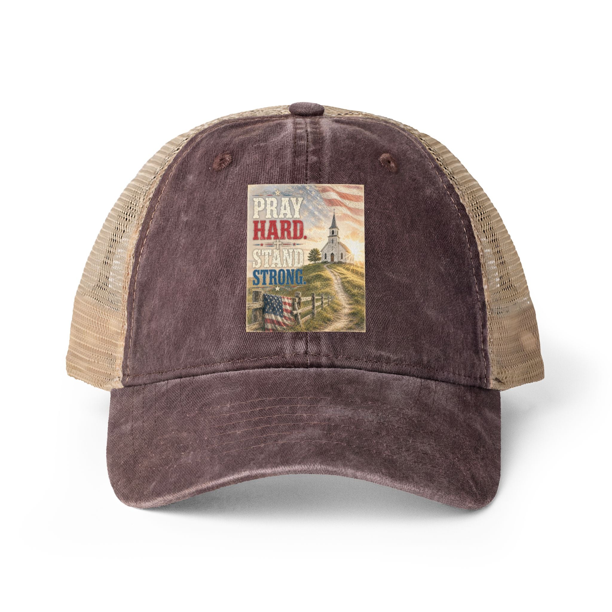 Women's Washed Mesh-Back Cap