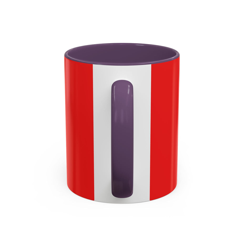 Patriotic Cross Coffee Mug – American Flag Christian Faith 11/15oz Accent Mug
