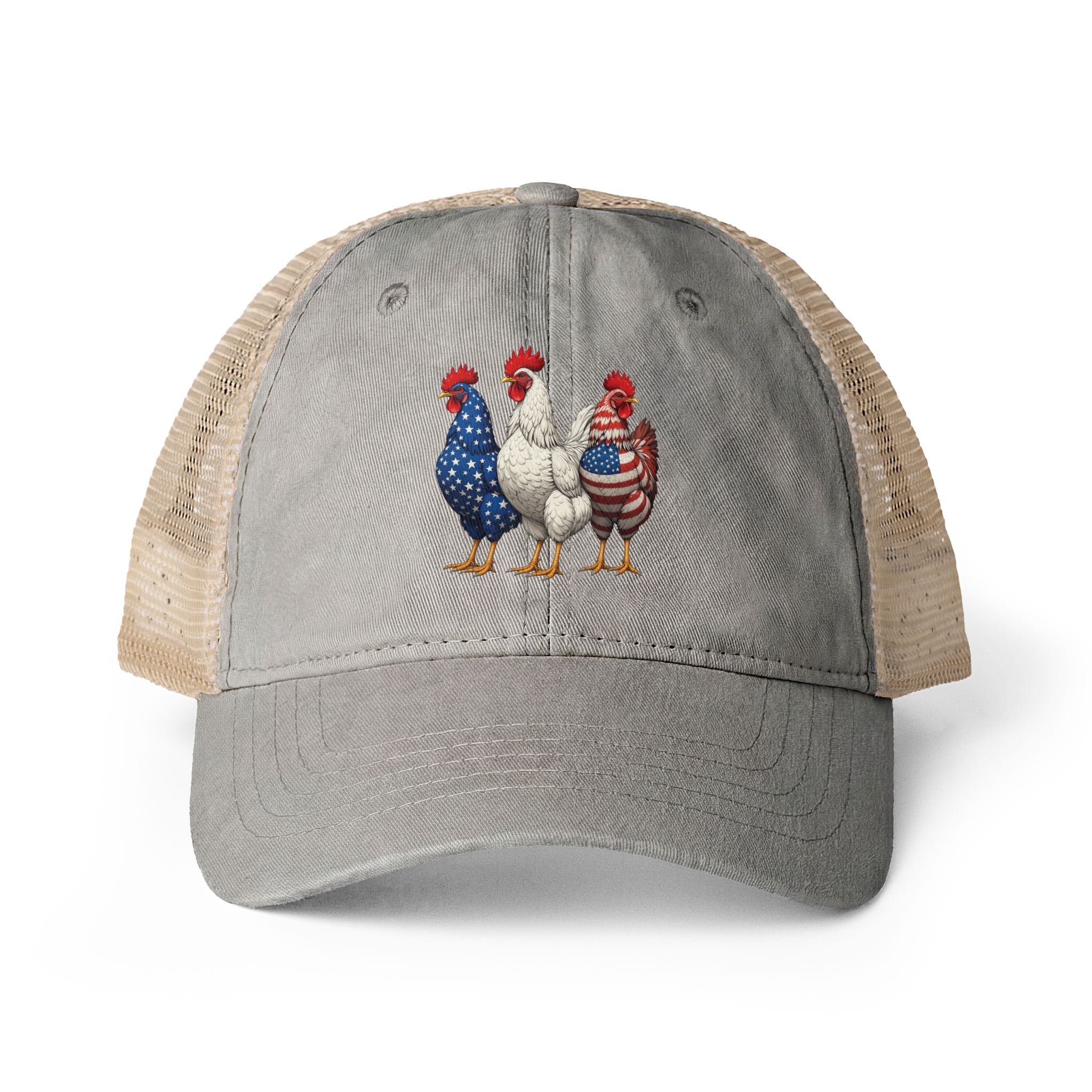 Women's Washed Mesh-Back Cap