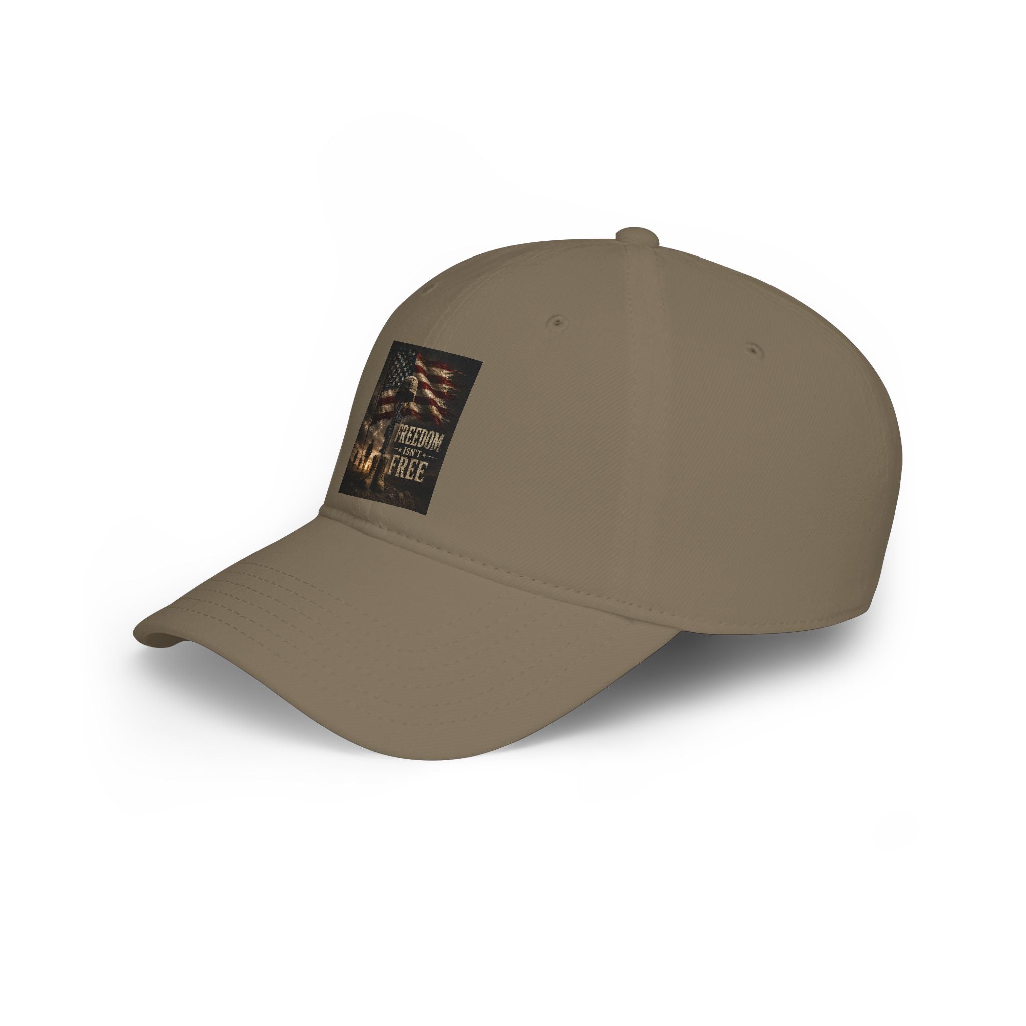 Patriotic 'Freedom Isn't Free' Low Profile Baseball Cap