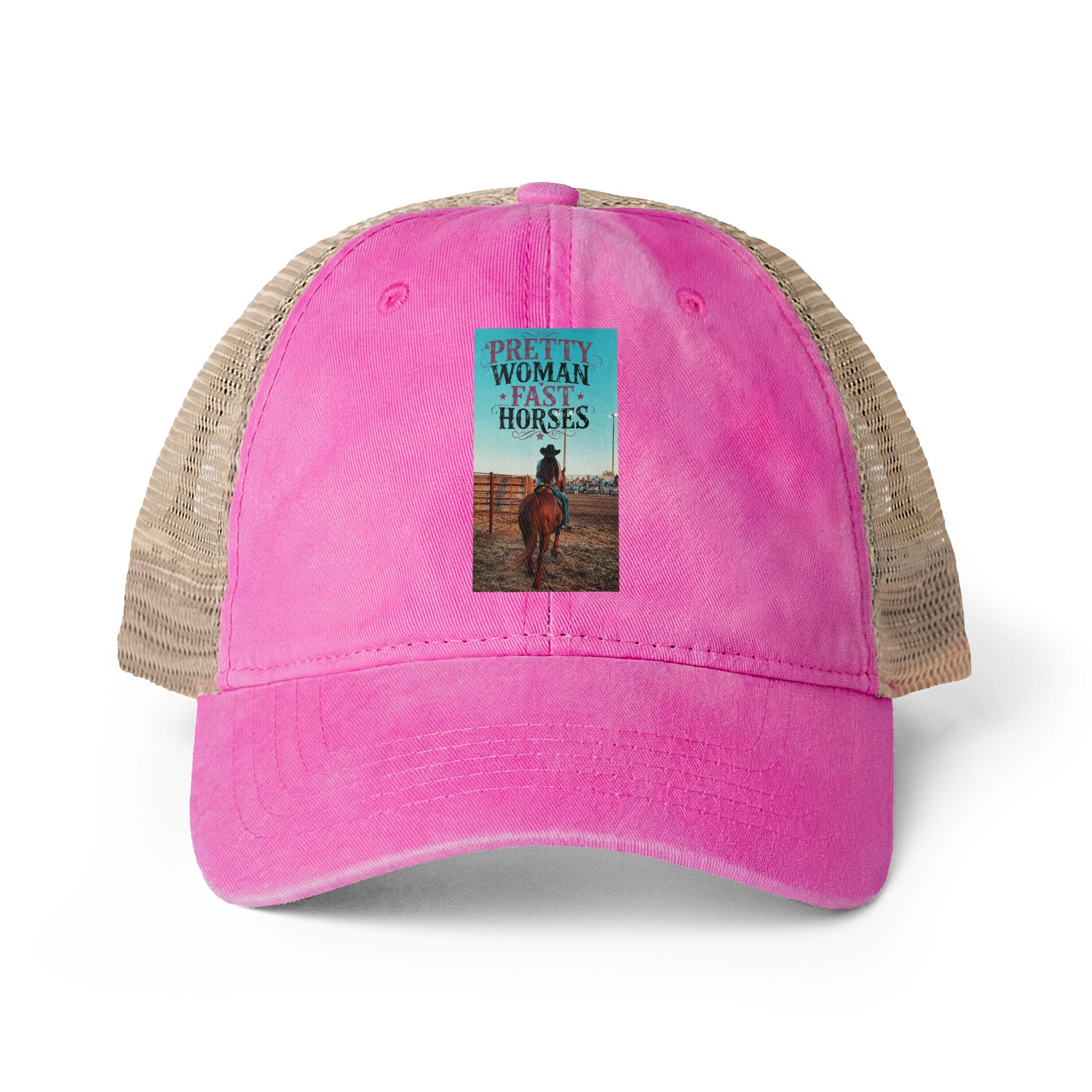Women's Washed Mesh-Back Cap