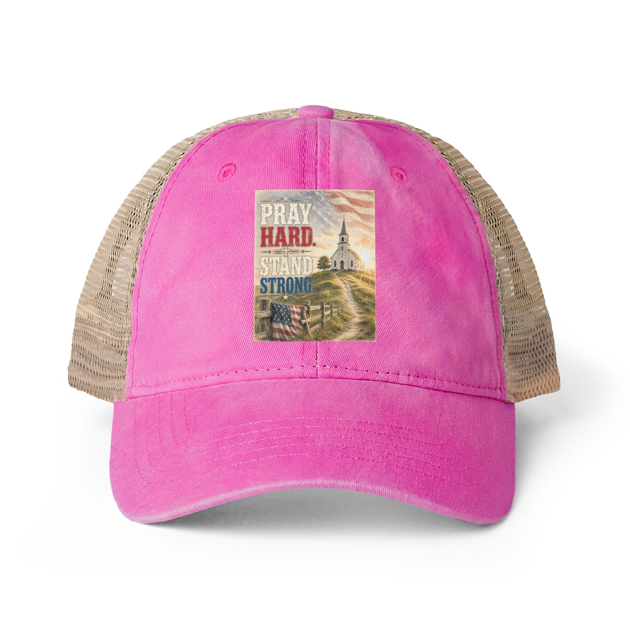 Women's Washed Mesh-Back Cap