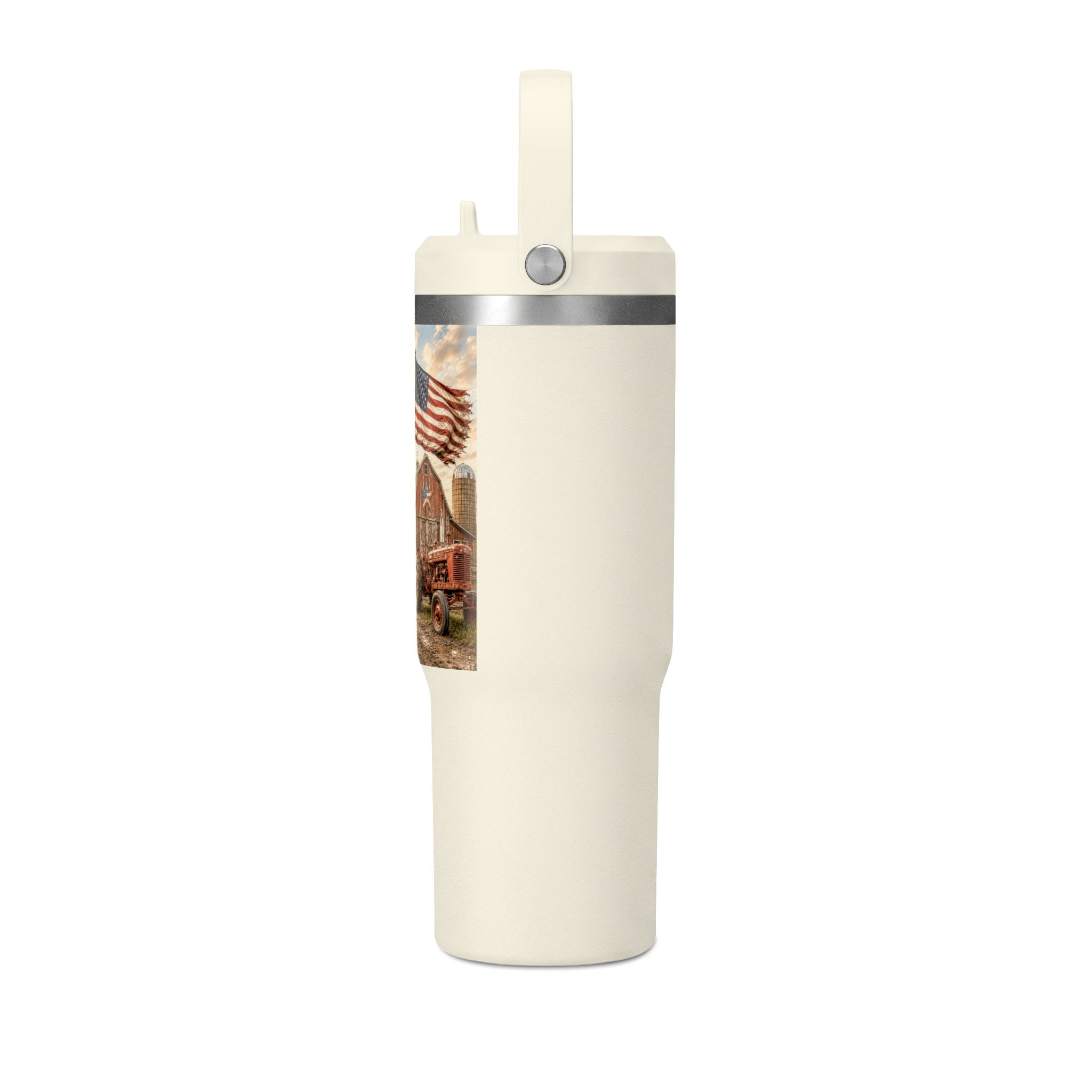 Nomad Tumbler 32oz – Patriotic Farmhouse Travel Tumbler (What America Was Made From)