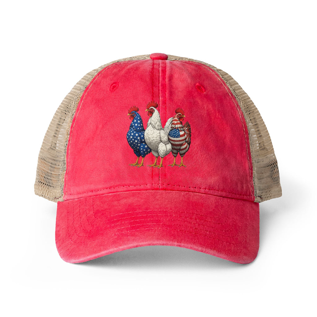 Women's Washed Mesh-Back Cap