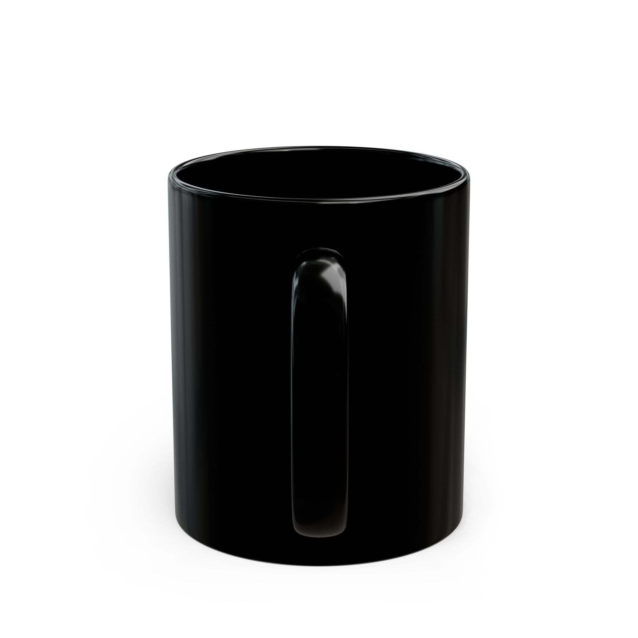 Freedom Isn't Free Black Mug — Military Tribute Coffee Cup, American Flag & Battlefield Memorial (11oz/15oz)