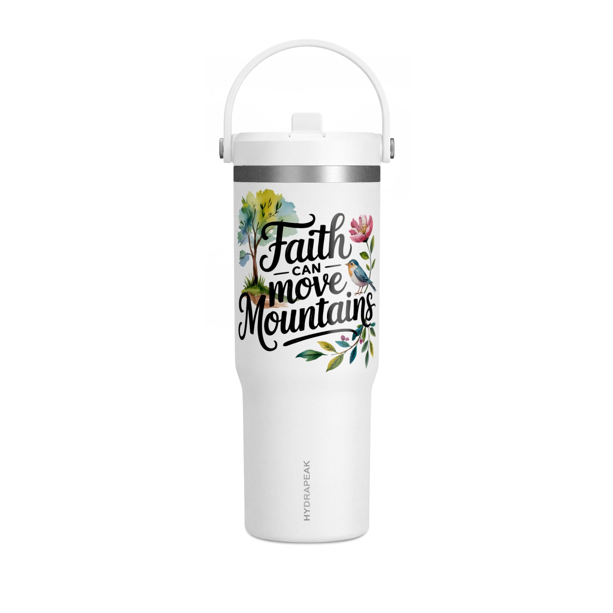 Faith Can Move Mountains 32oz Insulated Tumbler