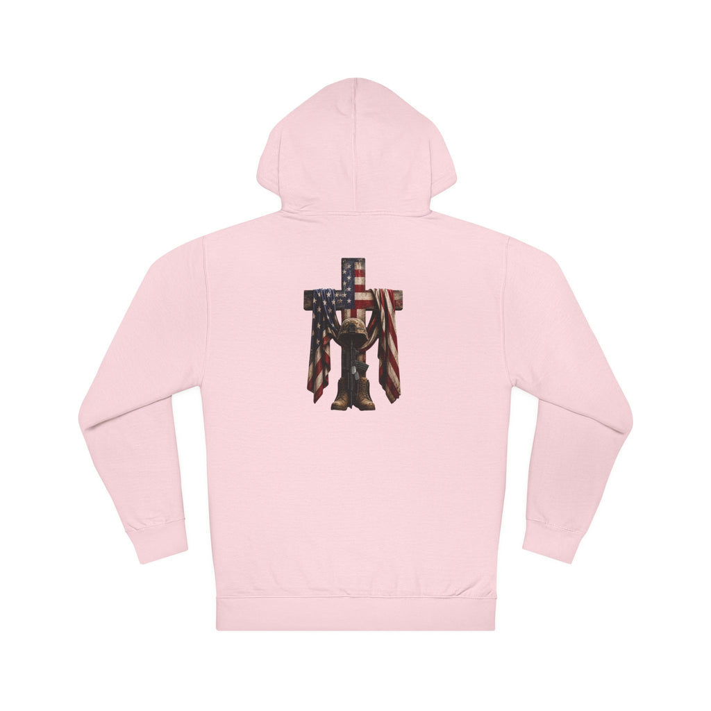 Patriotic Cross & Soldier Hoodie