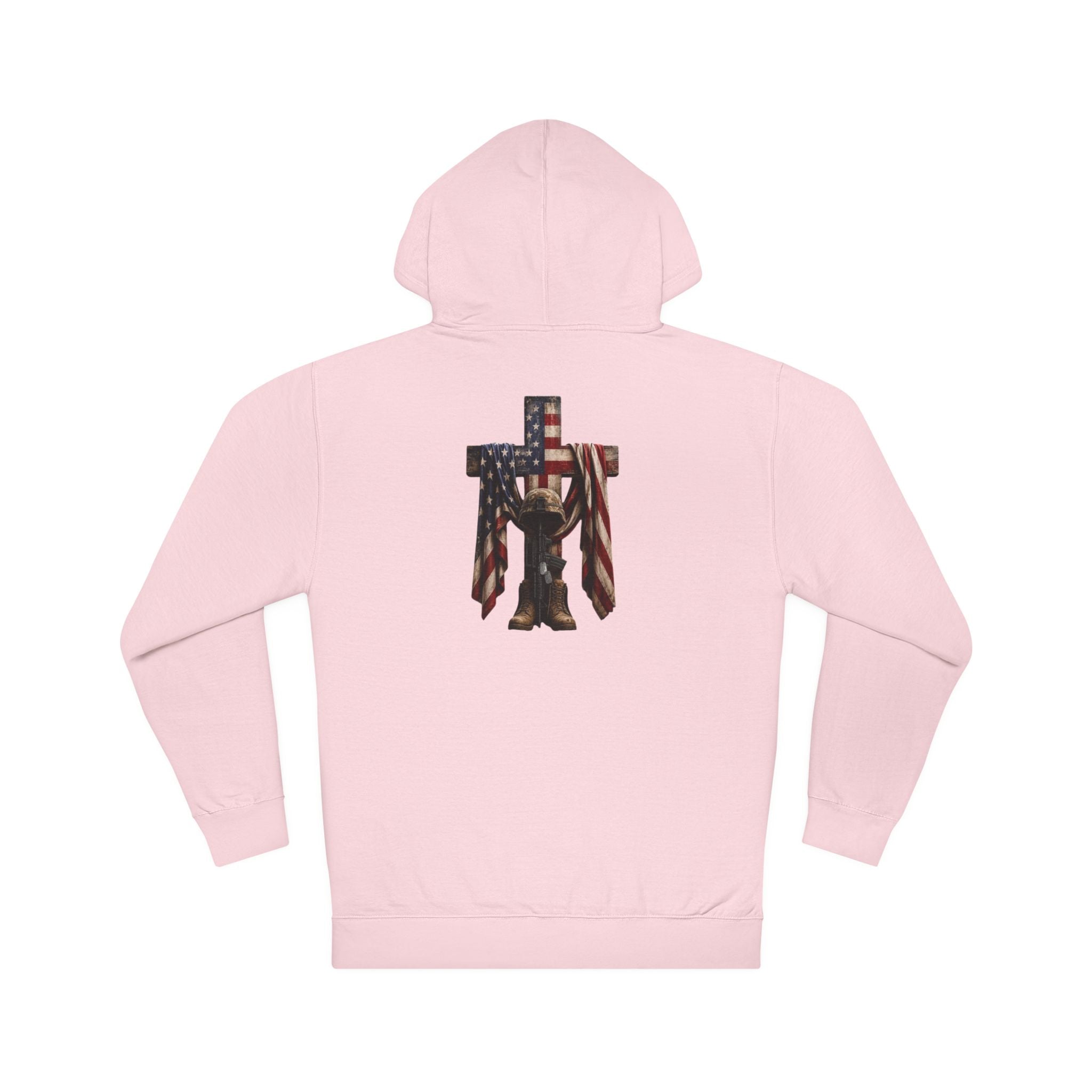 Patriotic Cross & Soldier Hoodie
