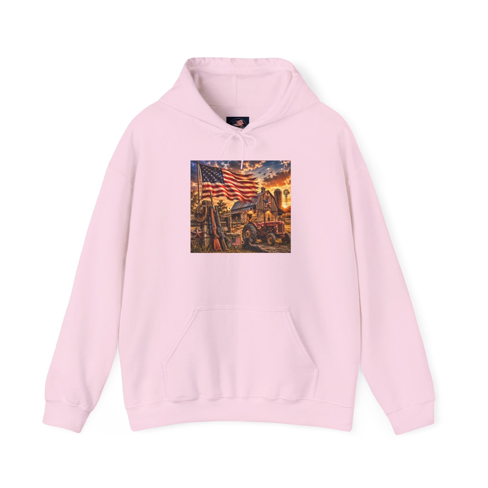 Patriotic Memorial Hoodie – American Flag Firefighter Tribute Sweatshirt