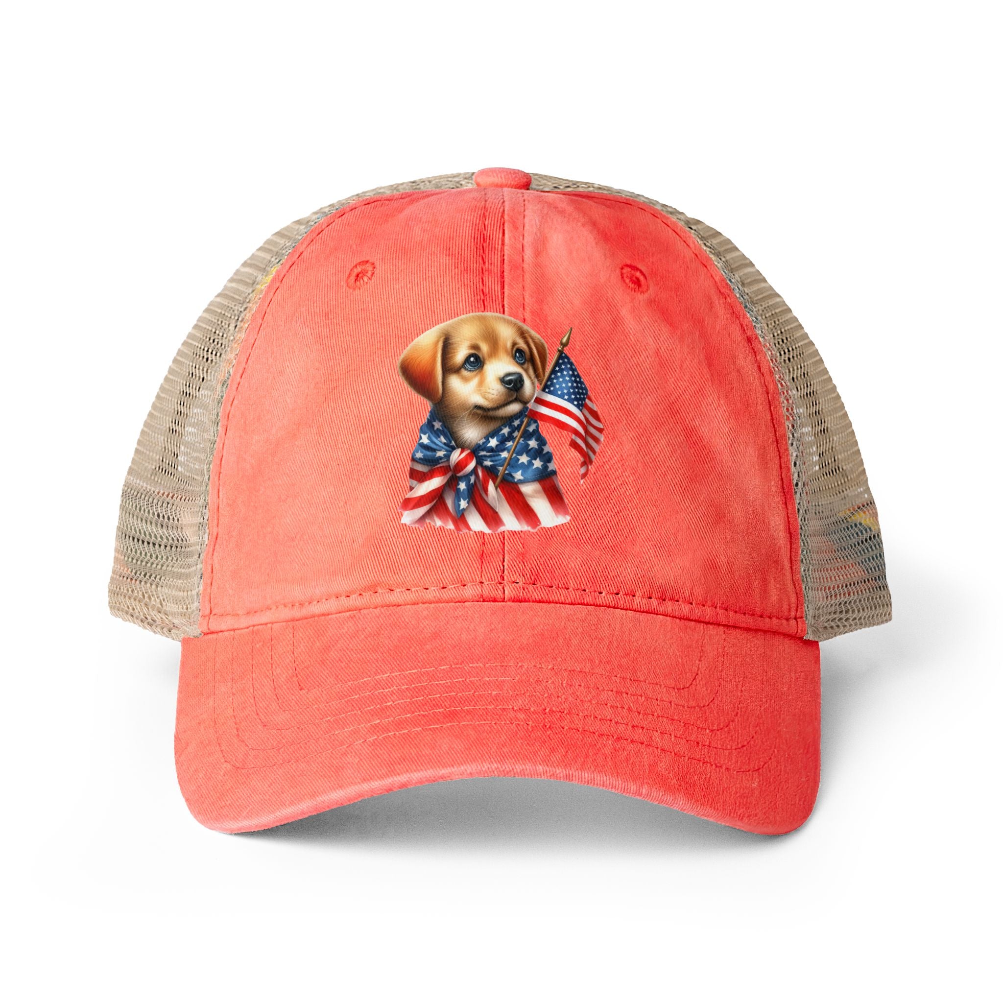 Women's Washed Mesh-Back Cap