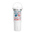 32oz Nomad Tumbler — "We the People Like to Party" Patriotic Insulated Travel Mug