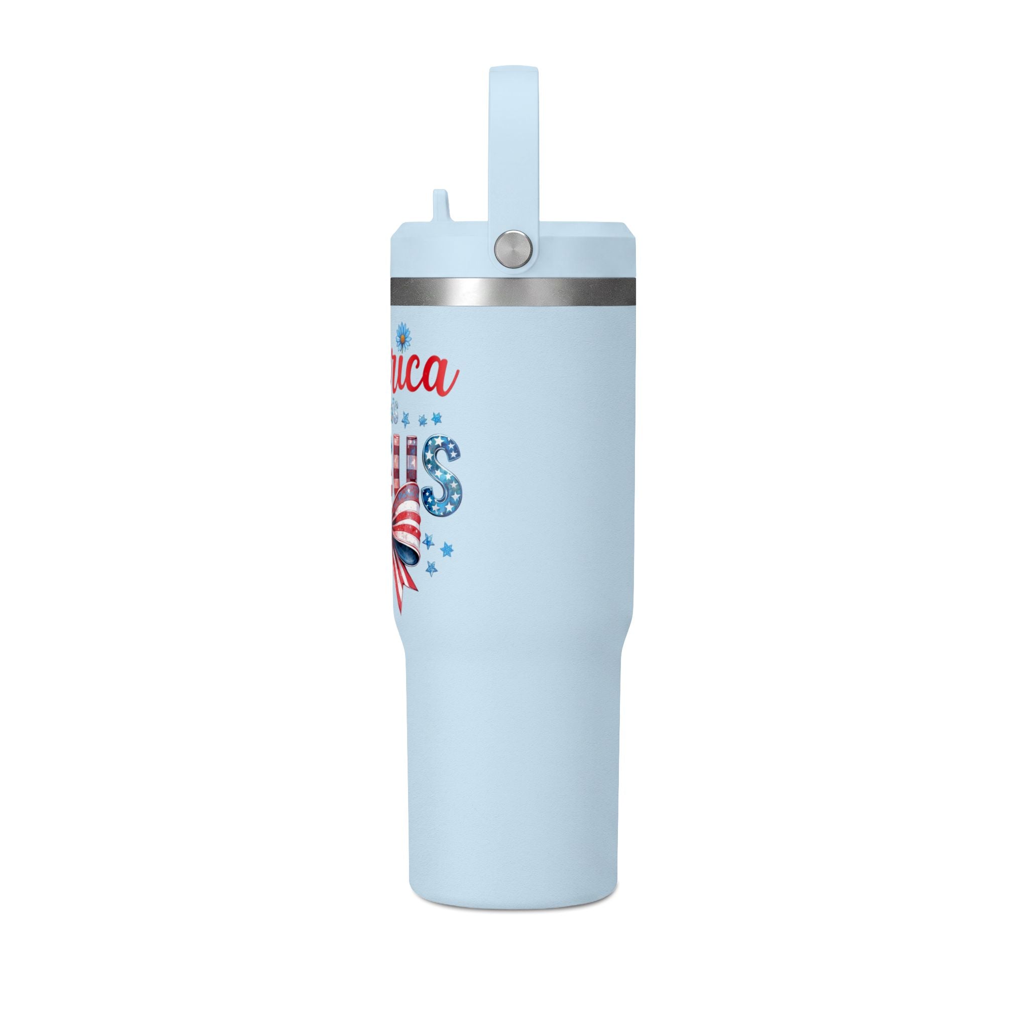 America Needs Jesus 32oz Nomad Tumbler – Patriotic Insulated Travel Mug