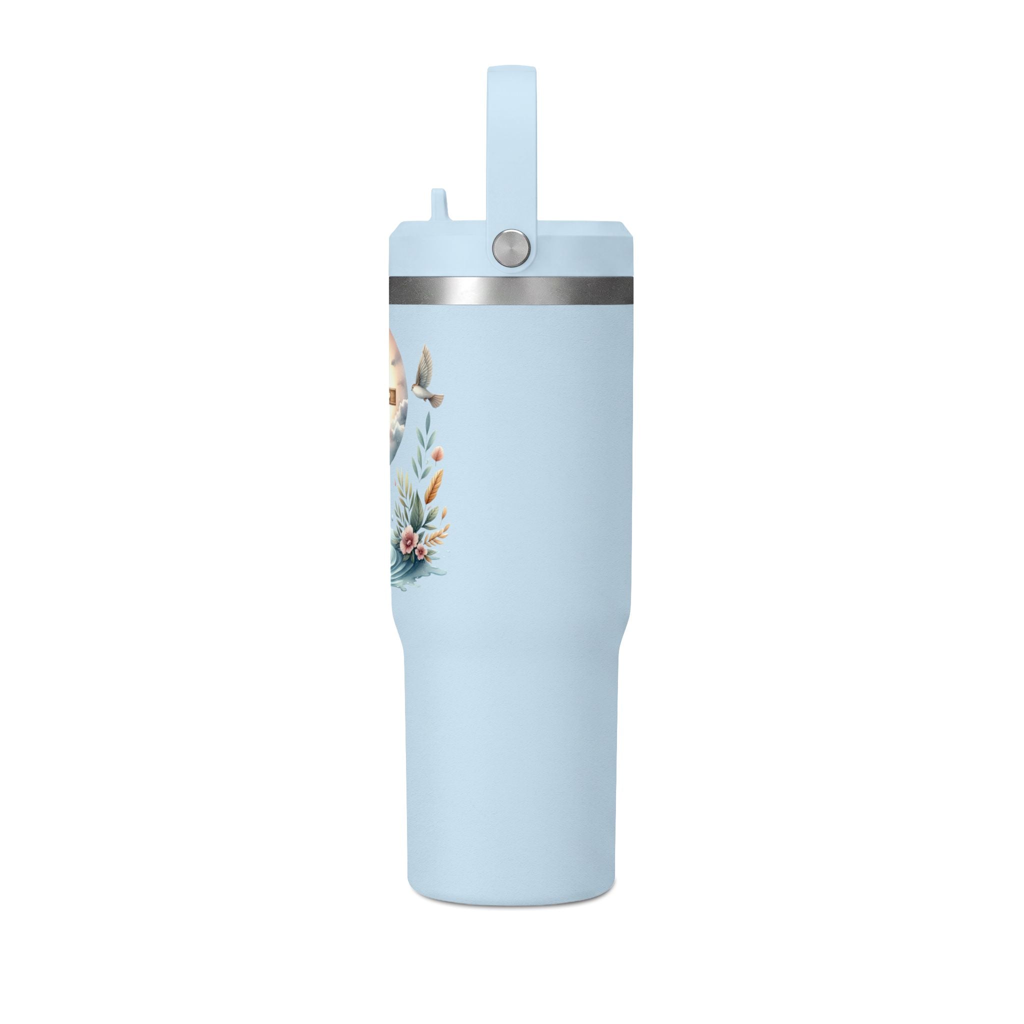 32oz Faith Tumbler — Cross & Dove Spiritual Travel Mug