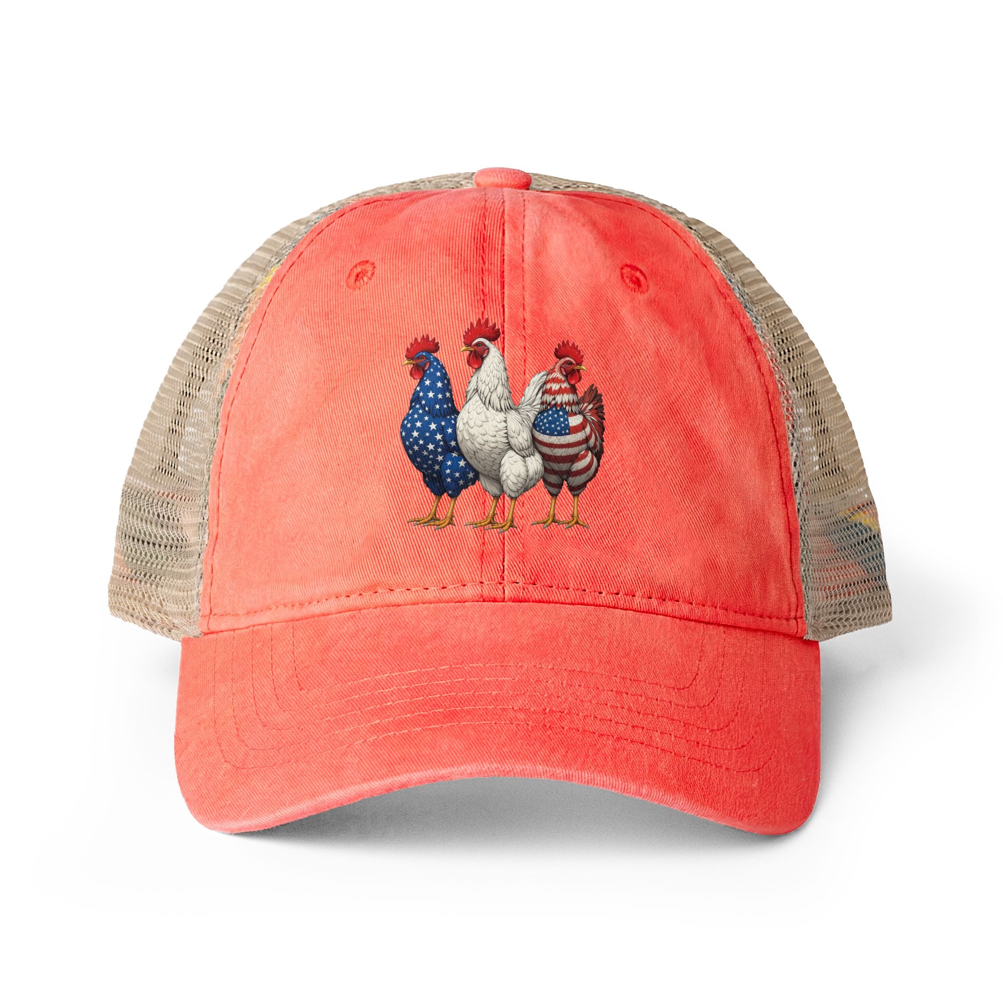 Women's Washed Mesh-Back Cap