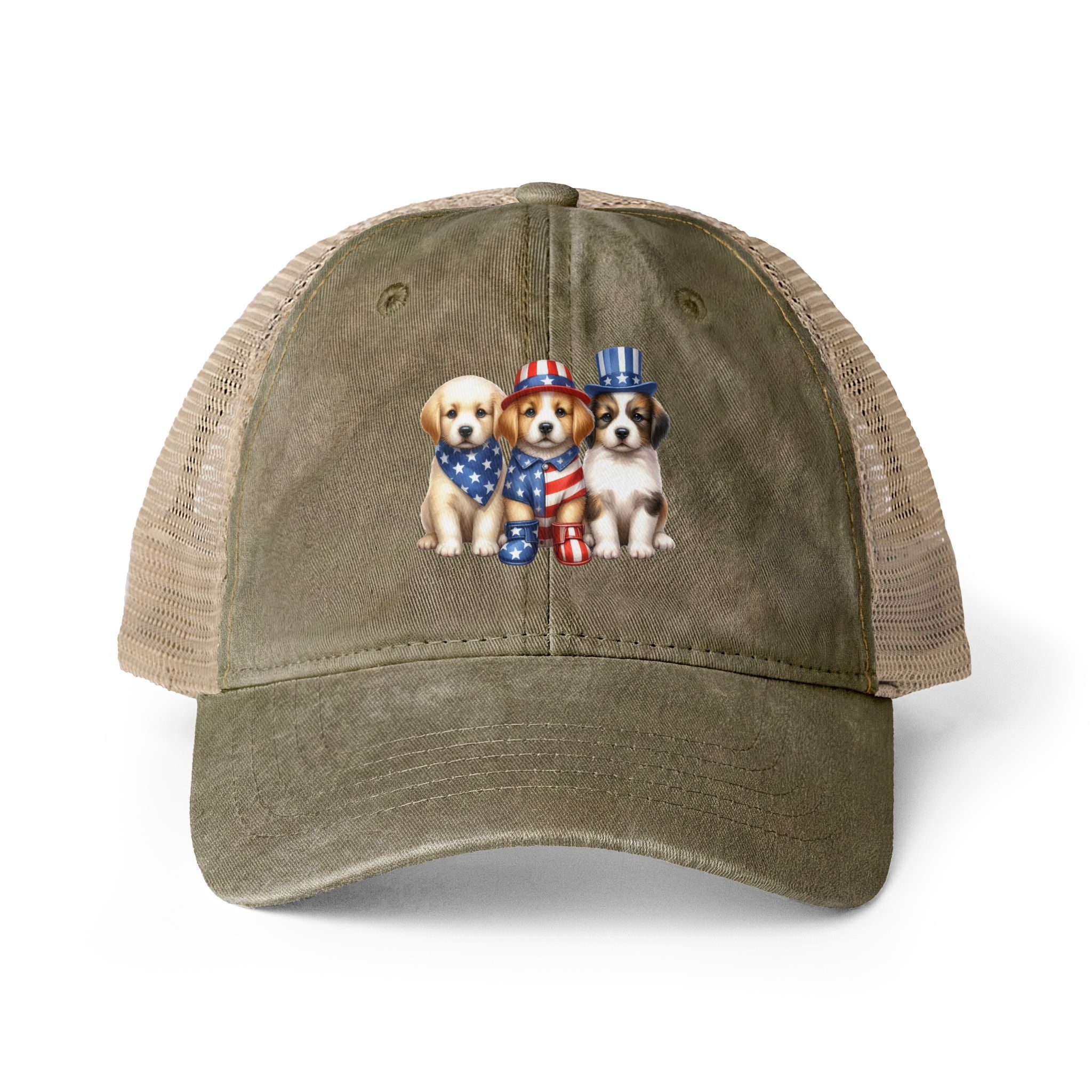 Women's Washed Mesh-Back Cap