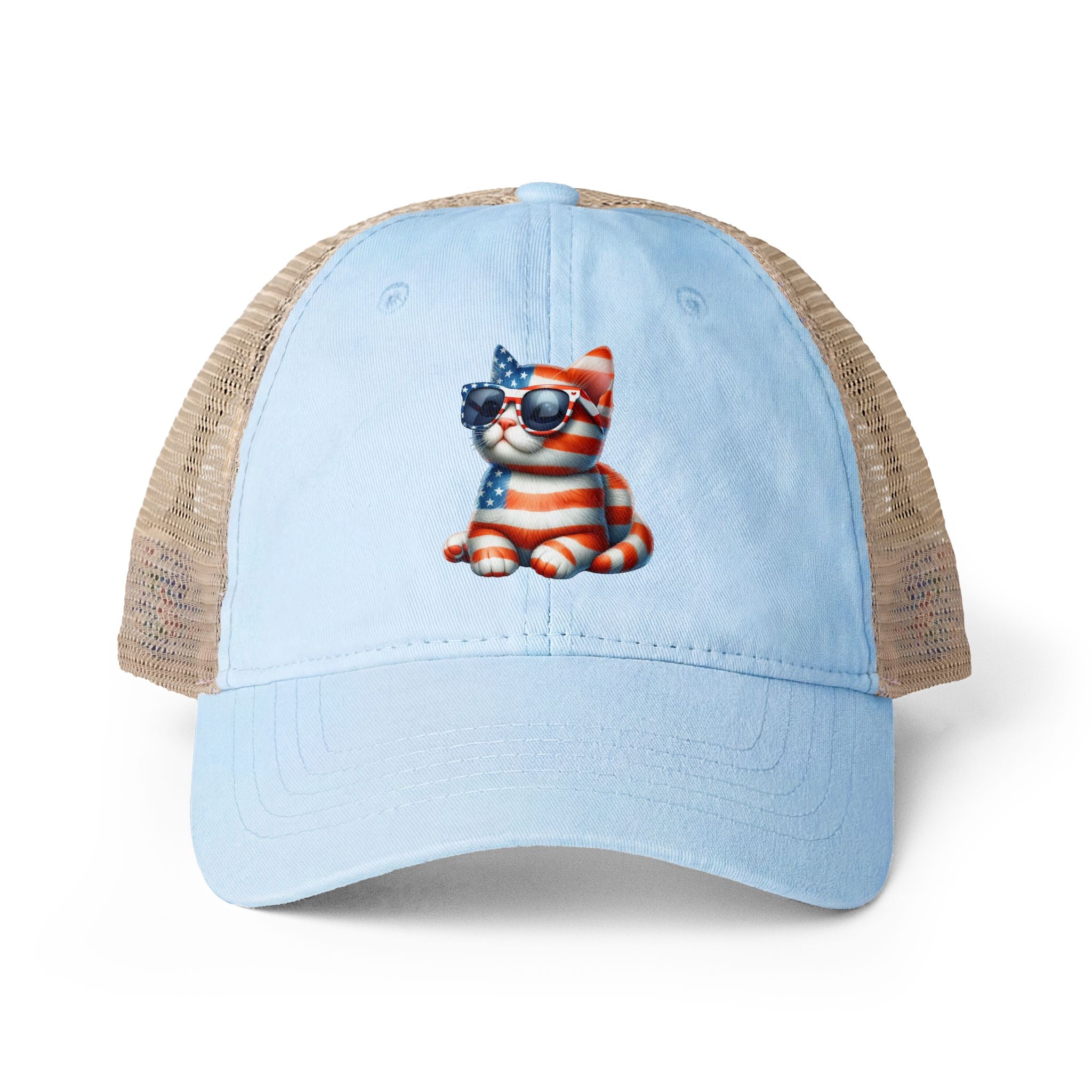 Women's Washed Mesh-Back Cap