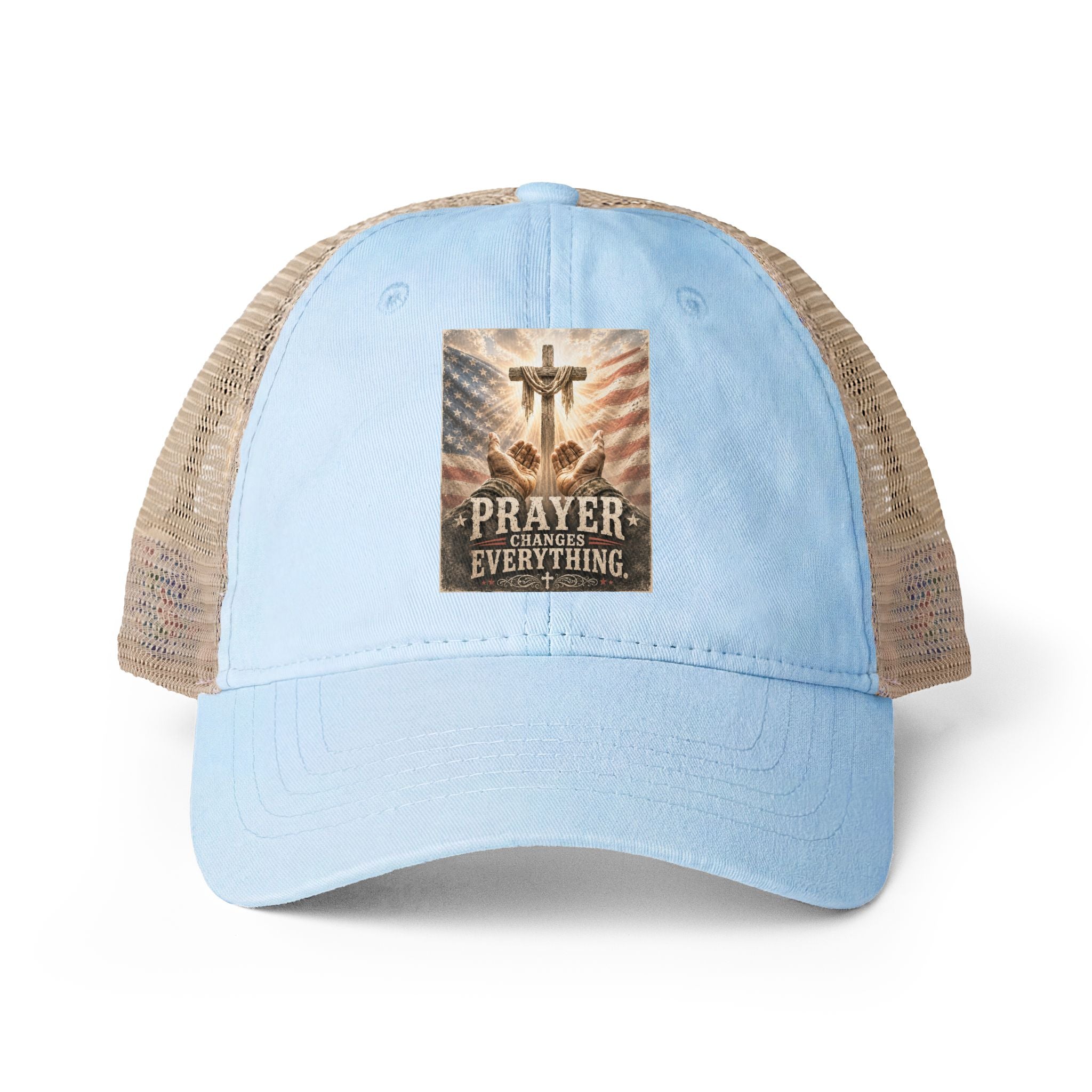 Women's Washed Mesh-Back Cap
