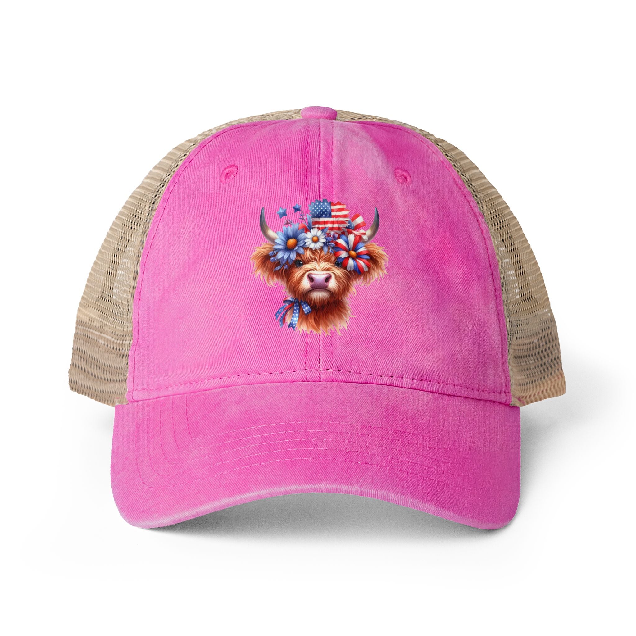 Women's Washed Mesh-Back Cap