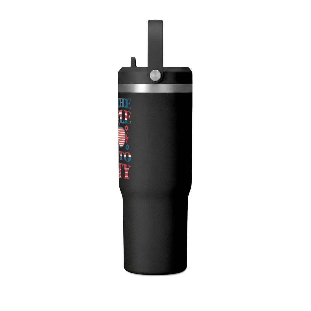 32oz Nomad Tumbler — "We the People Like to Party" Patriotic Insulated Travel Mug