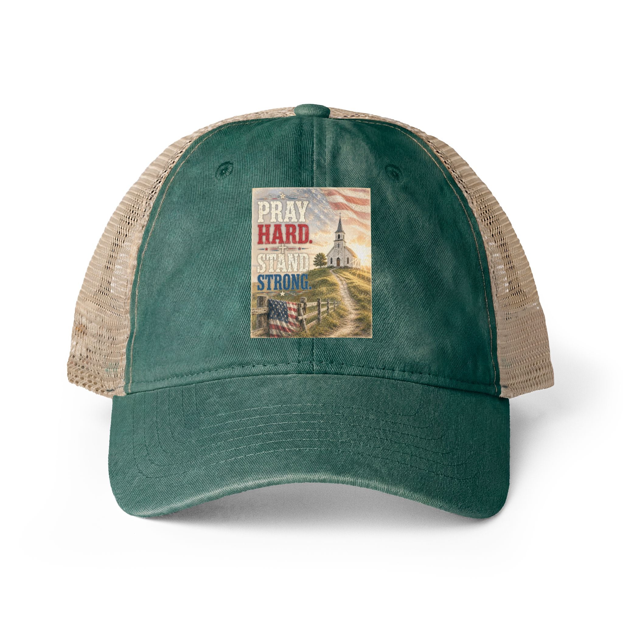 Women's Washed Mesh-Back Cap