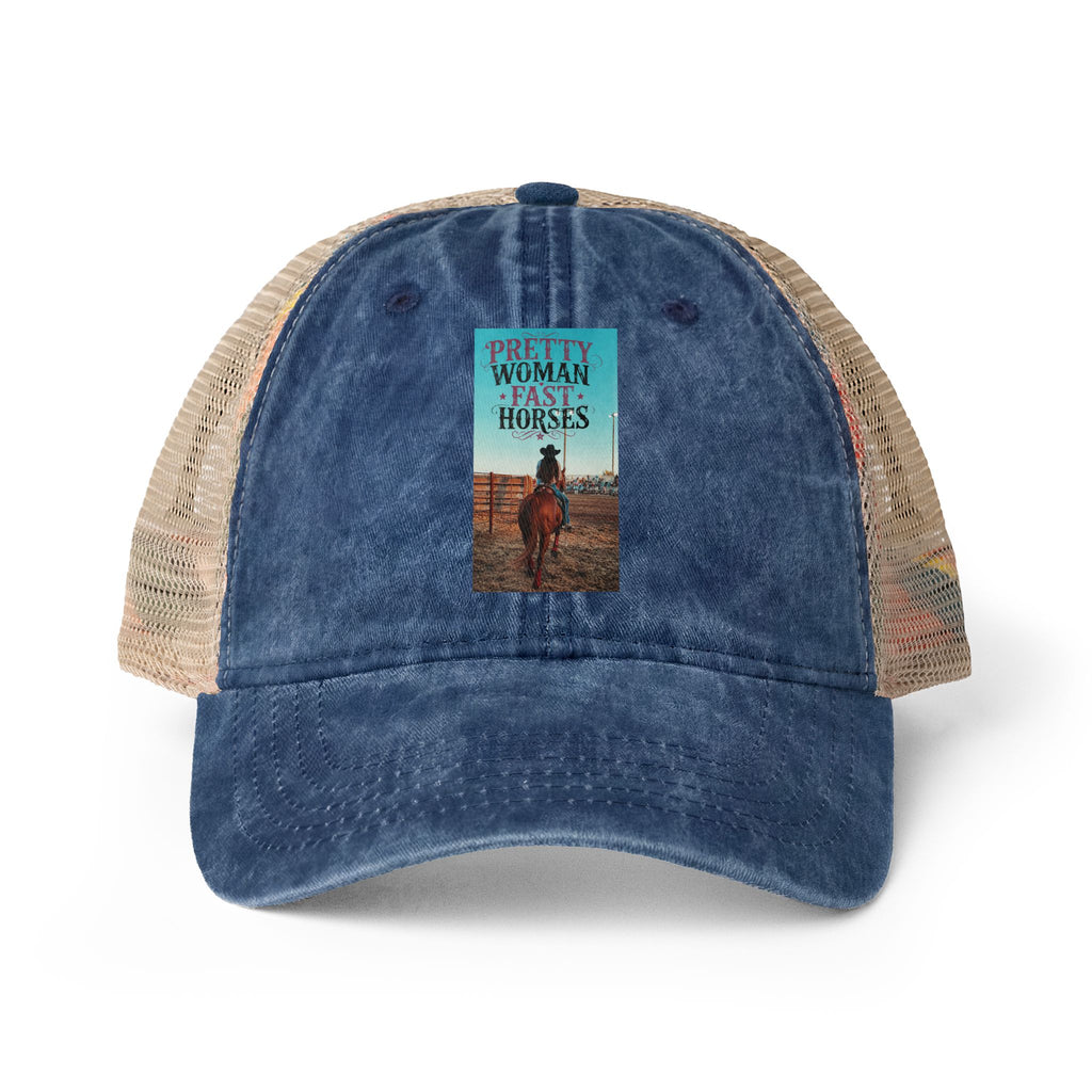 Women's Washed Mesh-Back Cap