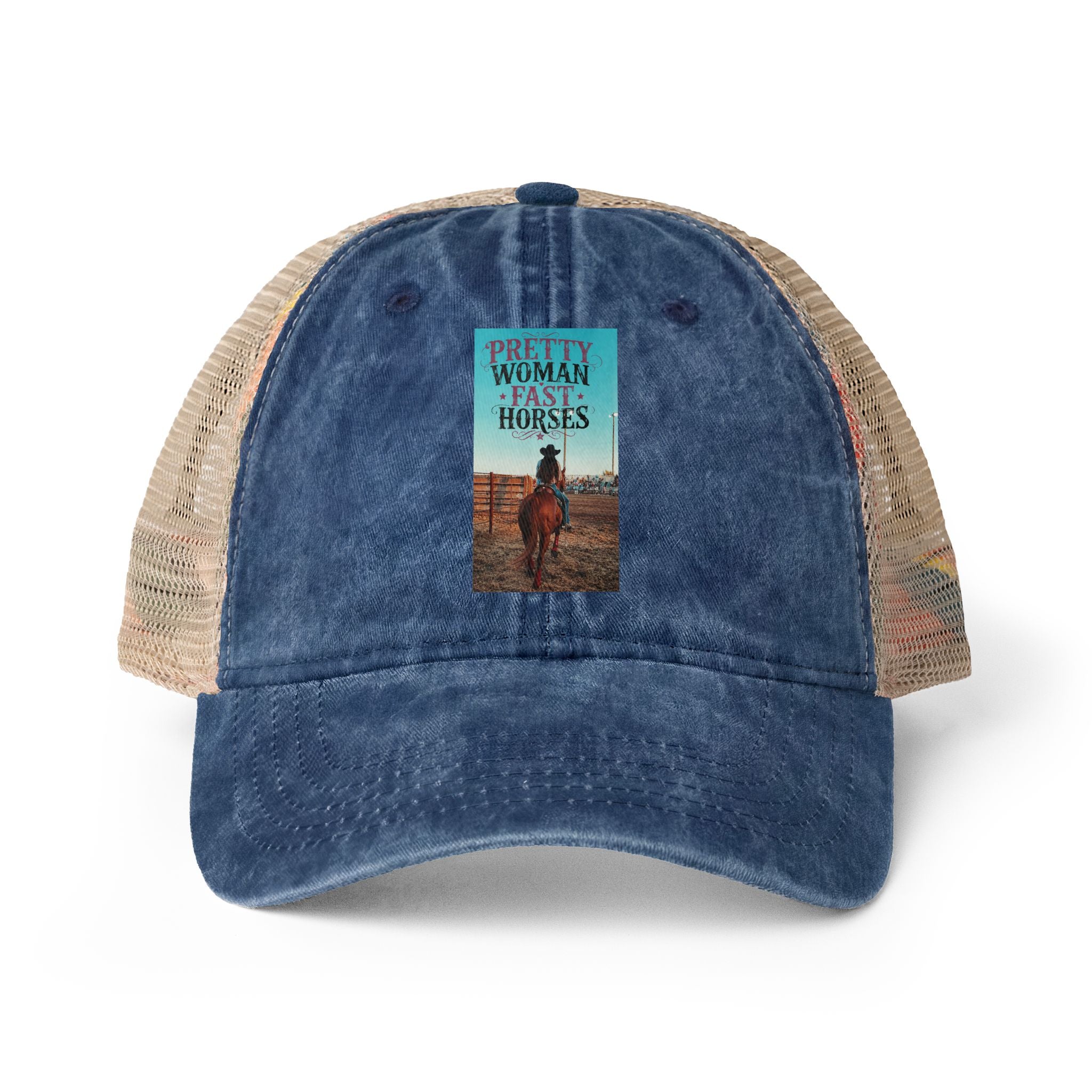 Women's Washed Mesh-Back Cap