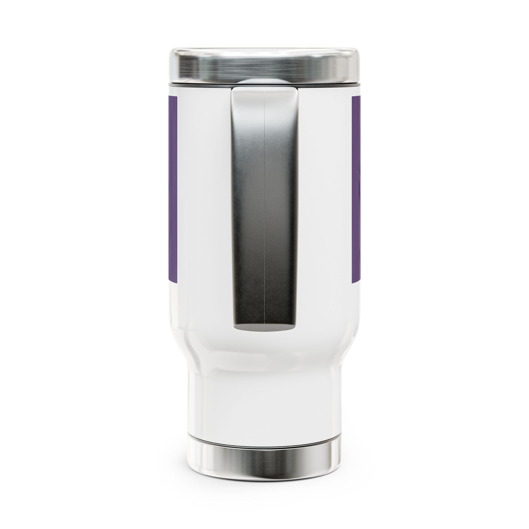 American Farmhouse Travel Mug — Highland Calf with Flag, 14oz Stainless Steel
