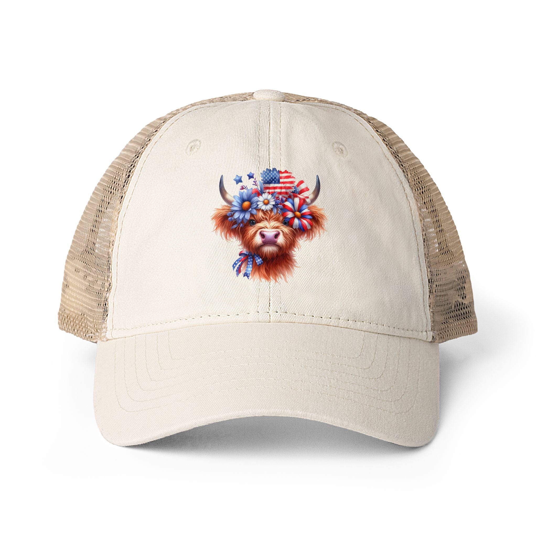 Women's Washed Mesh-Back Cap