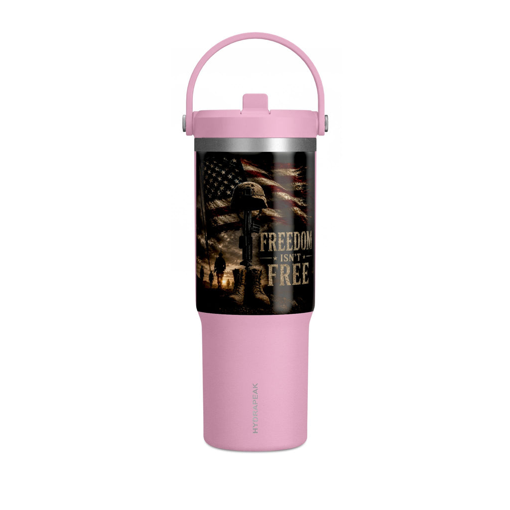 32oz Nomad Tumbler — Patriotic "Freedom Isn’t Free" Military Travel Tumbler